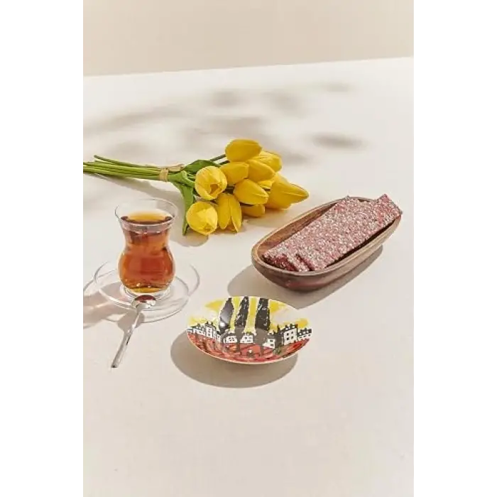 Ahşap Oval Servis Tabağı