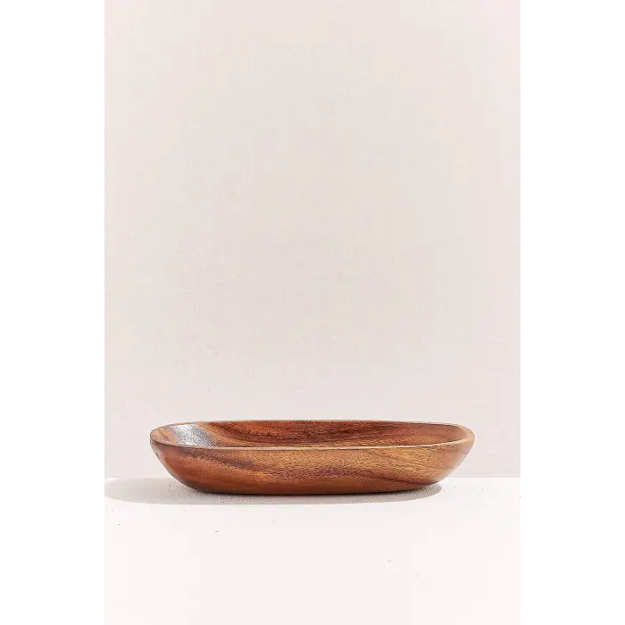 Ahşap Oval Servis Tabağı