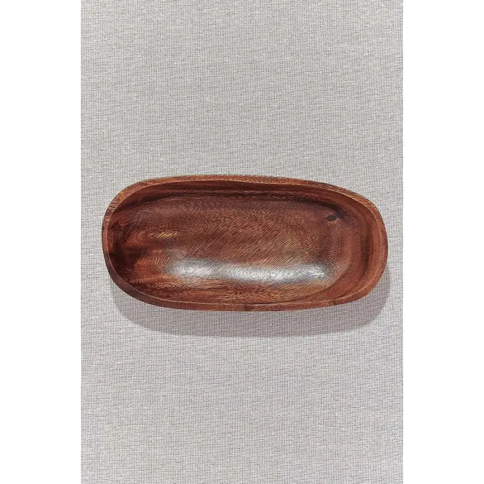 Ahşap Oval Servis Tabağı