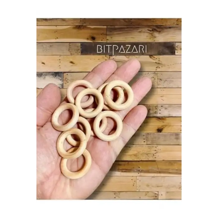 Ahşap Perde Halkası (3 Cm - 10 Adet)