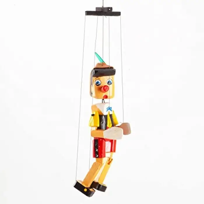 Ahşap Pinokyo Kukla 45 cm