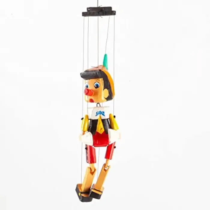 Ahşap Pinokyo Kukla 45 cm