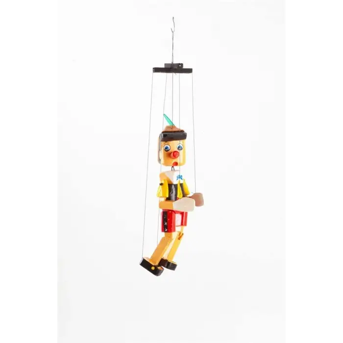 Ahşap Pinokyo Kukla, 45 cm