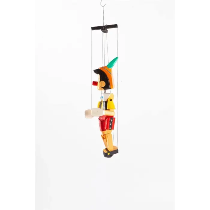 Ahşap Pinokyo Kukla, 45 cm