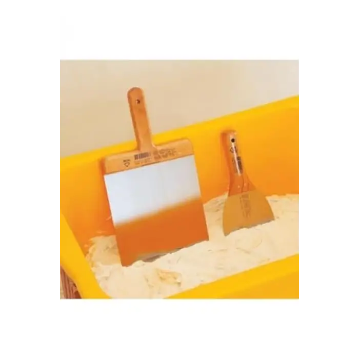 Ahşap saplı macun spatulası, 8 Cm, yay çeliği