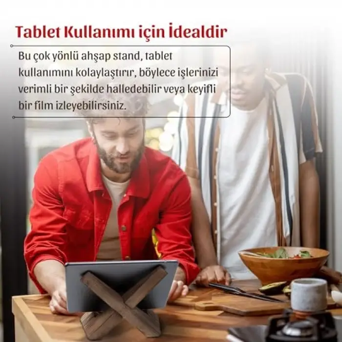 Ahşap Tablet ve Kitap Sergileme Standı, Rahle