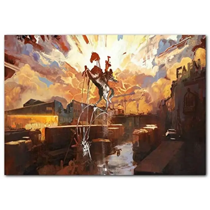Ahşap Tablo Disco Elysium Displate Koleksiyonu Görseli