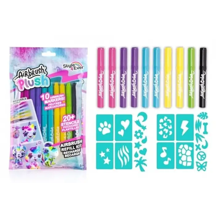 Airbrush Plush - Refill Kit 10 pens (256)