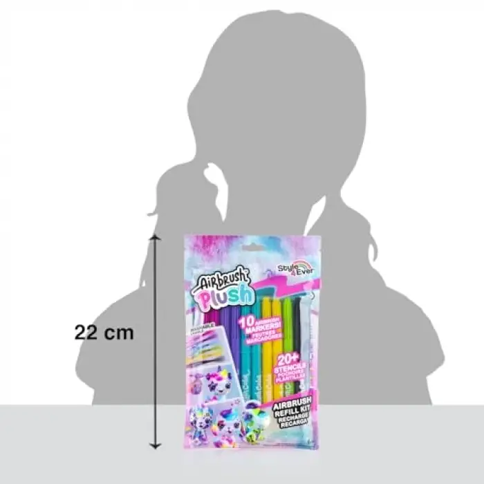 Airbrush Plush - Refill Kit 10 pens (256)
