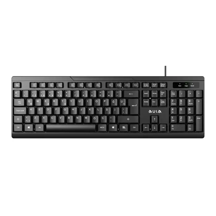 AK205 105 Tuşlu Kablolu Türkçe Q Klavye