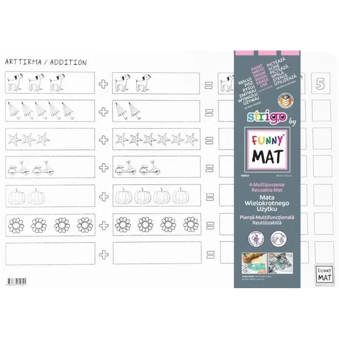 Akademi Çocuk Funny Mat - Arttırma