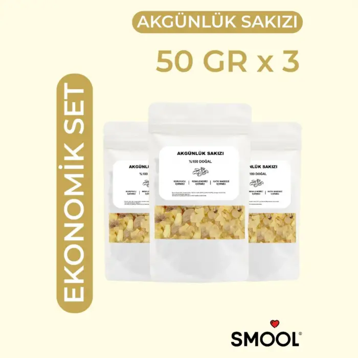 Akgünlük Sakızı 3lü Paket (3 paketi)