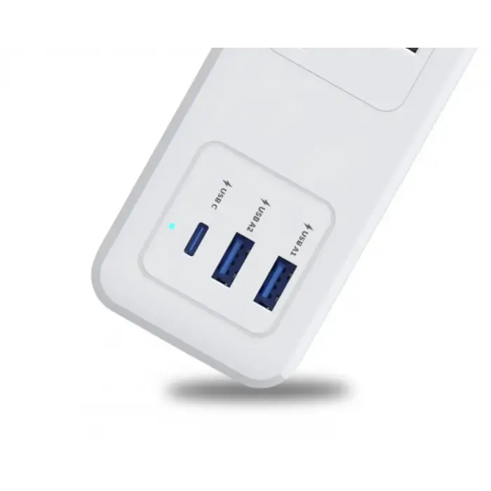 Akım Korumalı Priz 3lü 1xType-C 2xUSB-A HC000037