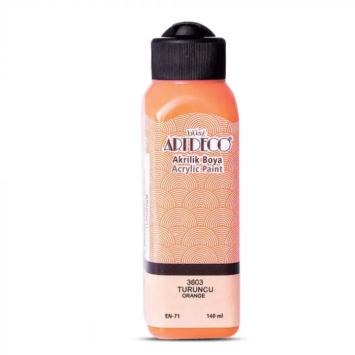 Akrilik Boya, 140 ml, Turuncu 3603