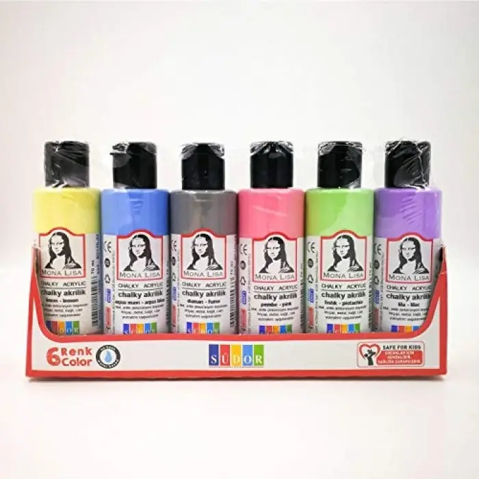 Akrilik Boya 70 ML Chalky 6lı SD1006C