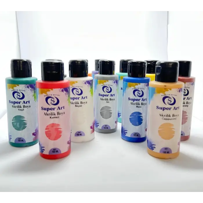 Akrilik Boya Seti, 12li, 12x100 mL