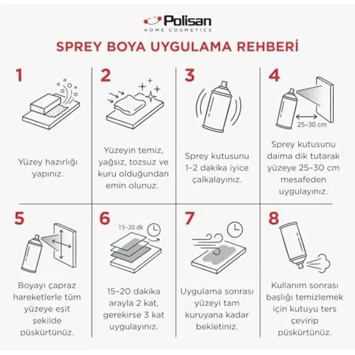Akrilik Sprey Boya Mat Vernik, 400 Ml