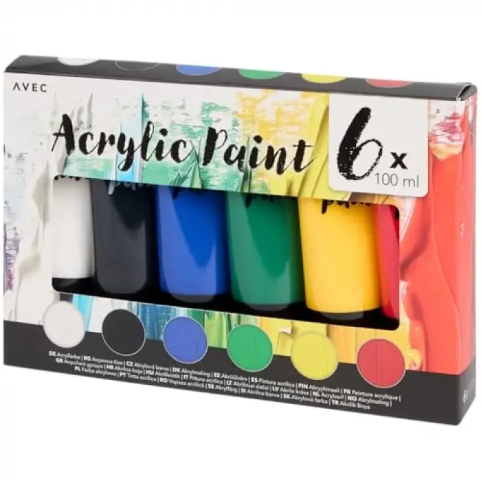 Akrilik Tüp Set 6X75 Ml