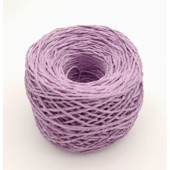 Aksesuar Açık Mor Renk 100 Gr Sarılmış Kağıt İp