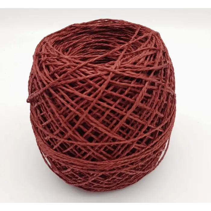 Aksesuar Bordo Renk 100 Gr Sarılmış Kağıt İp