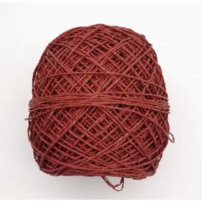 Aksesuar Bordo Renk 100 Gr Sarılmış Kağıt İp