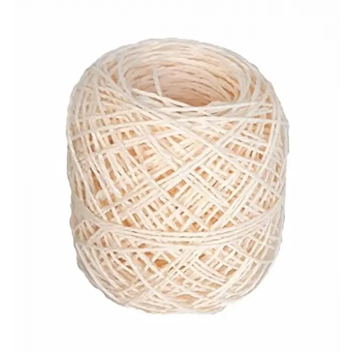 Aksesuar Krem Renk 50 Gr Sarılmış Kağıt İp