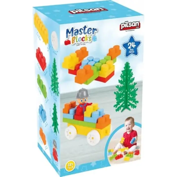 Aksesuarlı Master Bloklar (24 Parça)