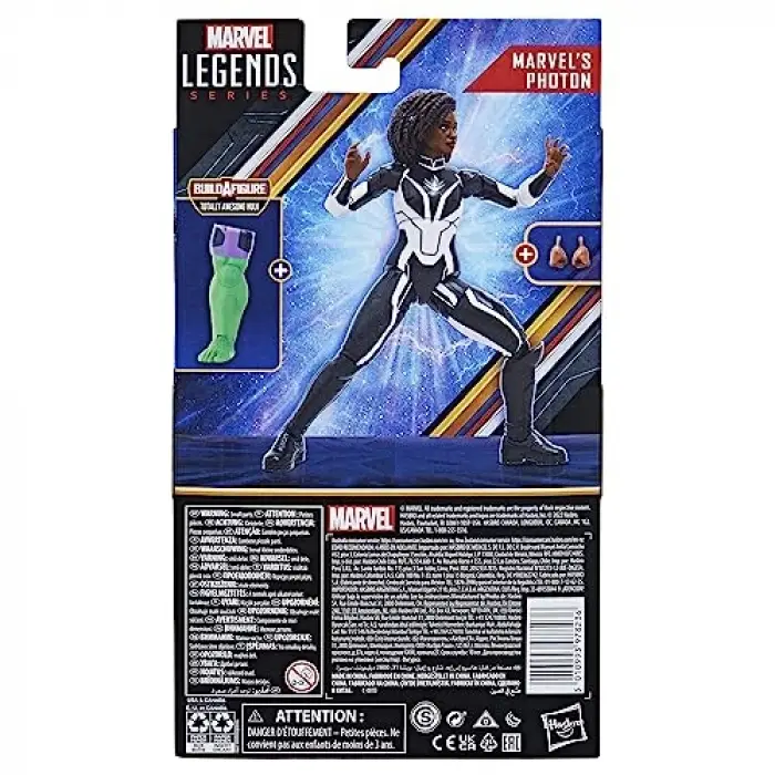 Aksiyon Figürü, Hasbro Marvel Legends Series Marvels Photon (Totally Awesome Hulk Baf), The Marvels