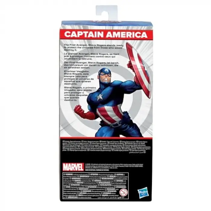 Aksiyon Figürü Klasik Captain Amerika 25 cm, Orijinal E5579 Marvel
