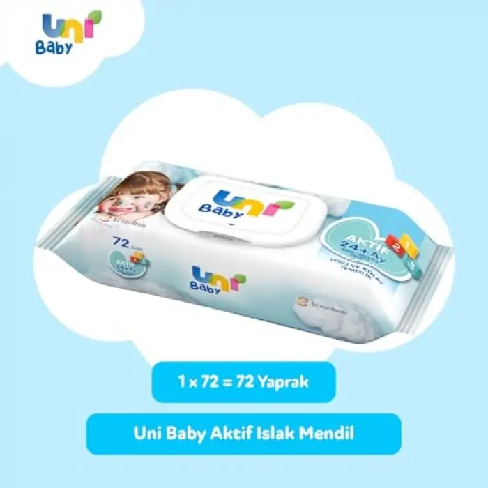 Aktif Islak Mendil 72 Yaprak