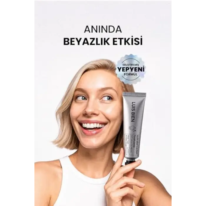 Aktif Karbon Diş Beyazlatma Macunu 75 ml