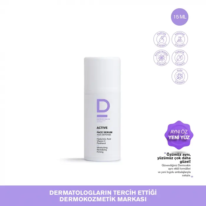 Aktif Nemlendirici Cilt Bakım Serumu 15 ml