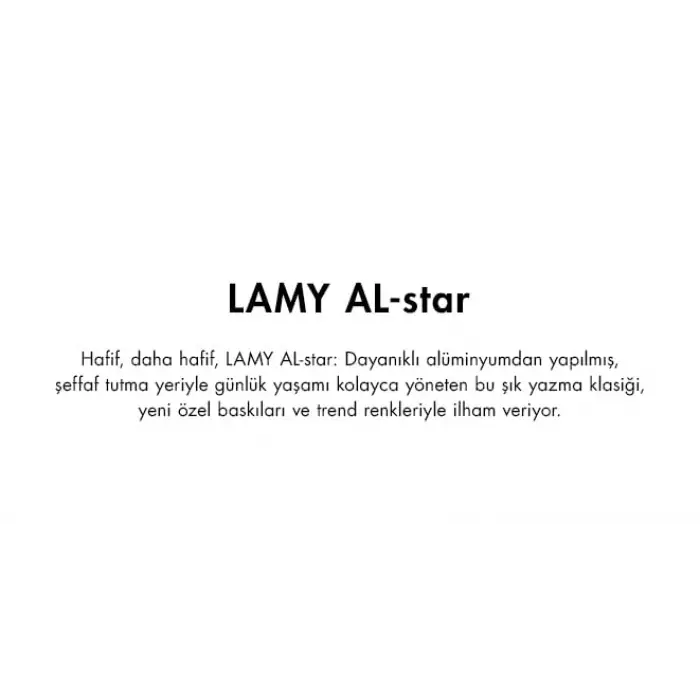 Al-Star 371 Roller Kalem Alüminyum Siyah