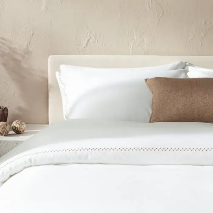 Albas Bambu King Size Nevresim Seti 230X220 Cm Ekru