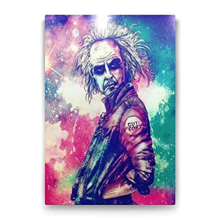 Albert Einstein Popart Duvar Tablosu 60x90 cm