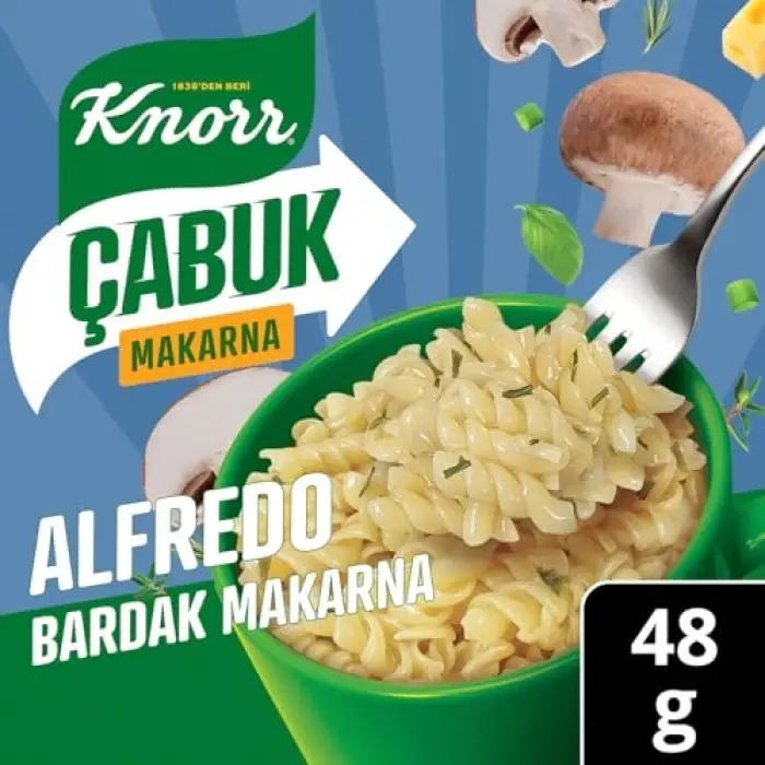 Alfredo bardak makarna, 48 Gram