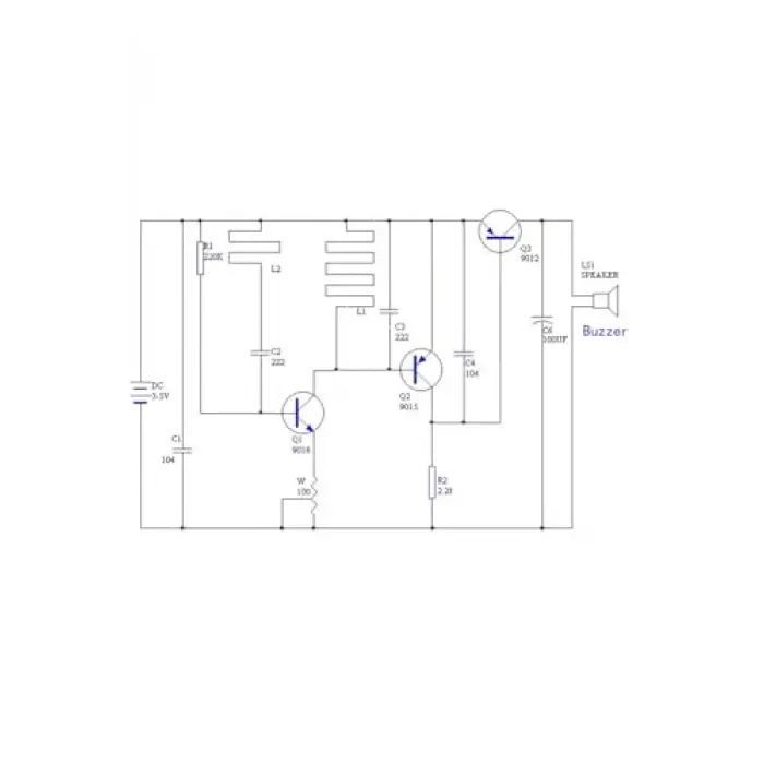 Alkatronik Metal Sensör Diy Kit Dedektör Elektronik Lehimleme Eğitim Devresi DC 5V Temassız Algılayıcı Oyun