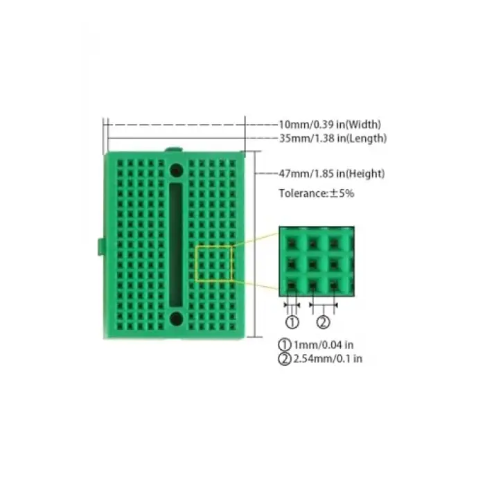 Alkatronik Syb-170 Renkli Bread Board
