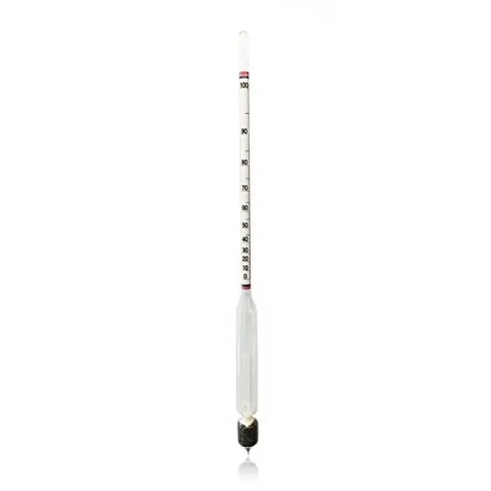Alkolmetre Hidrometre, 0-100