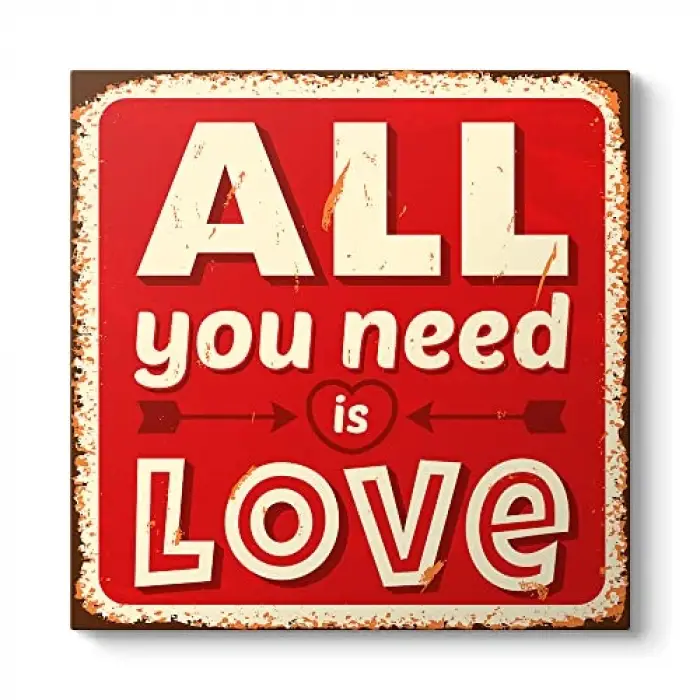 All You Need is Love Tablosu 70 x 70