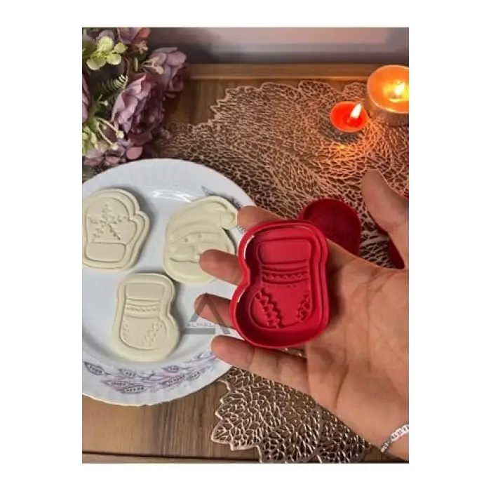 Almalı Yılbaşı & Yeniyıl Kurabiye Kalıbı Set-1 (3lü)