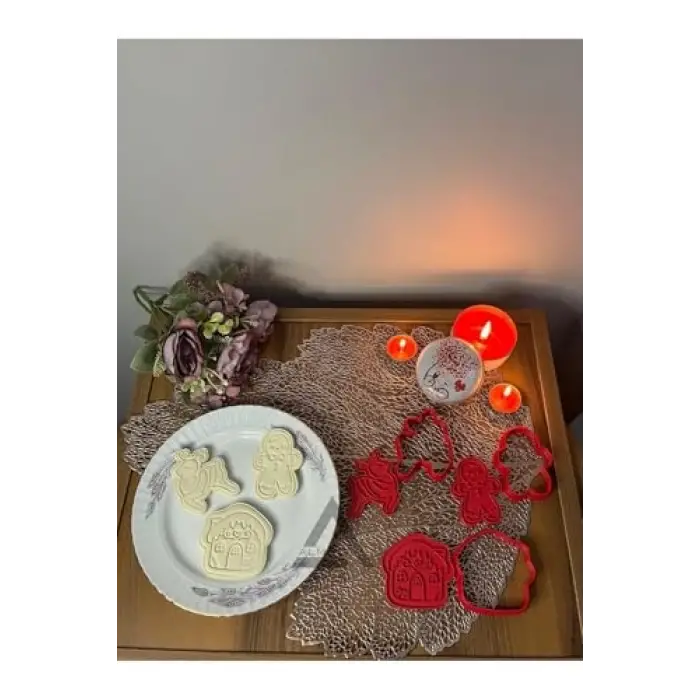 Almalı Yılbaşı & Yeniyıl Kurabiye Kalıbı Set-3 (3Lü)