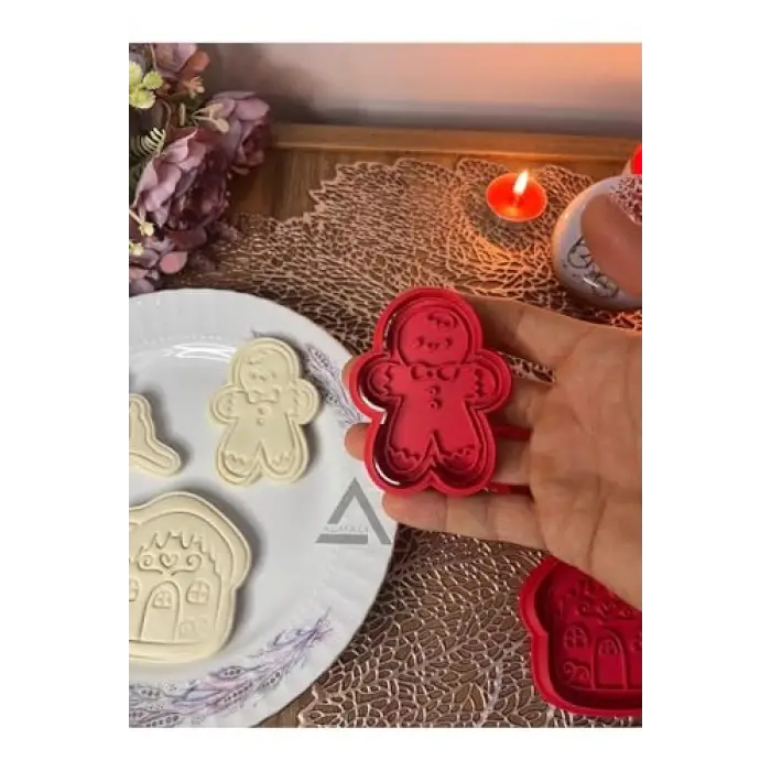 Almalı Yılbaşı & Yeniyıl Kurabiye Kalıbı Set-3 (3Lü)