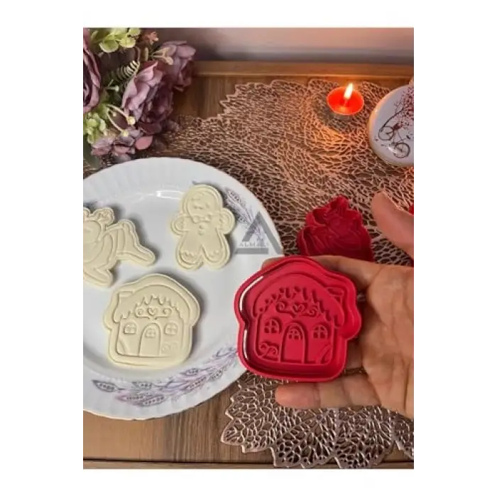 Almalı Yılbaşı & Yeniyıl Kurabiye Kalıbı Set-3 (3Lü)