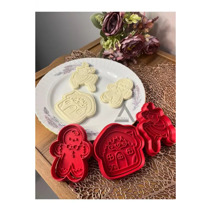 Almalı Yılbaşı & Yeniyıl Kurabiye Kalıbı Set-3 (3Lü)
