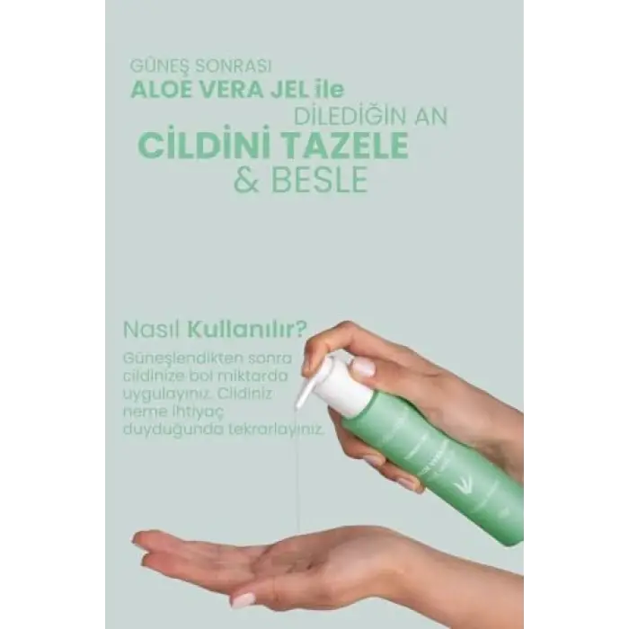 Aloe Vera Jel%100 Doğal 100 ml