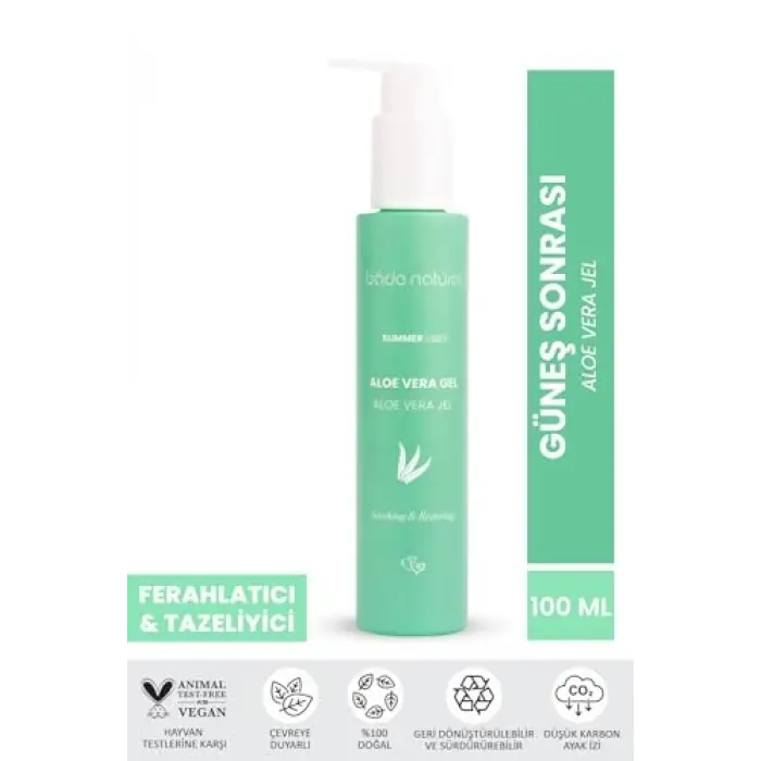 Aloe Vera Jel%100 Doğal 100 ml