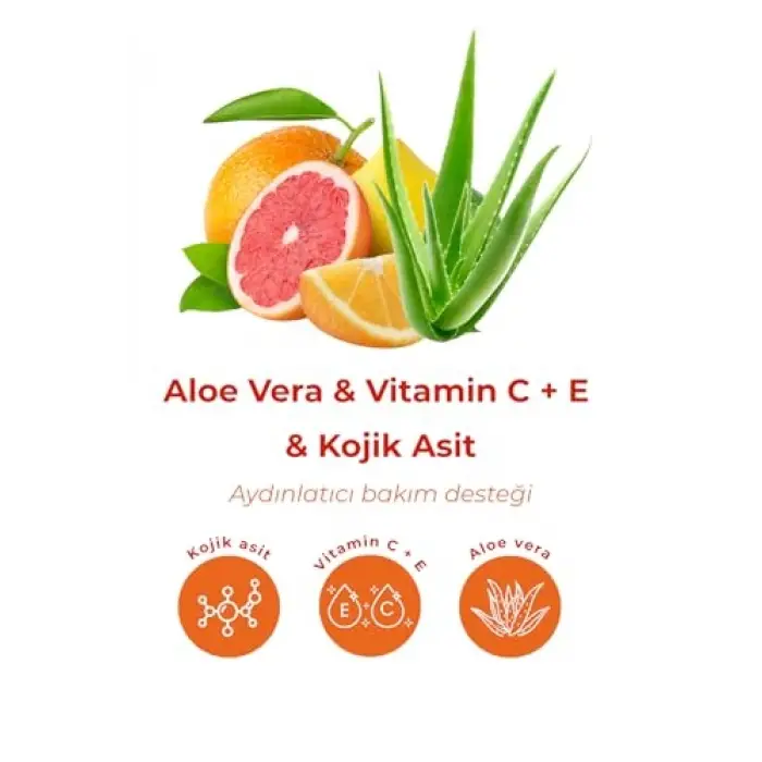 Aloe Vera Kojic Acid Vitamin C & E Gel 120ml