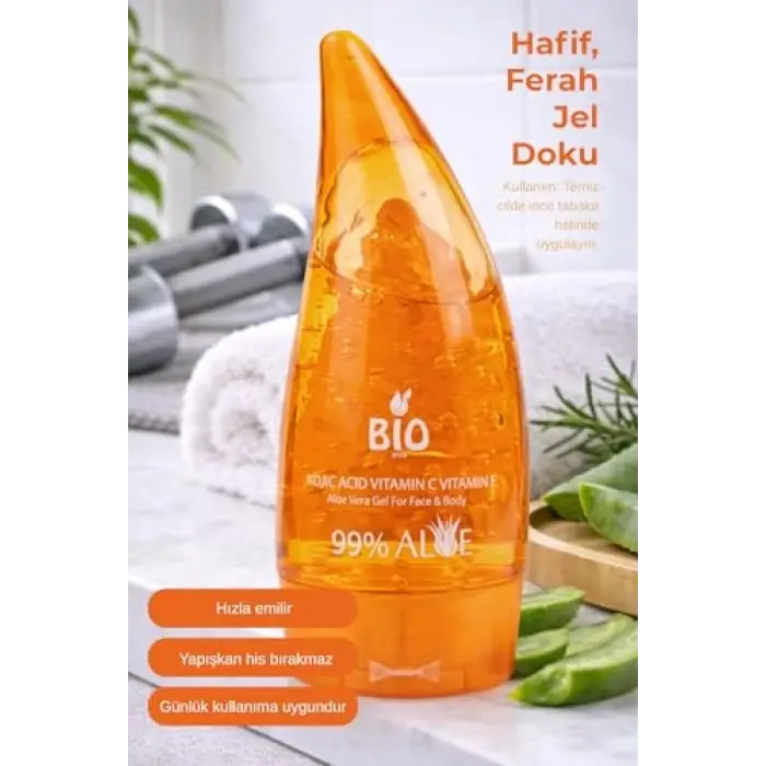 Aloe Vera Kojic Acid Vitamin C & E Gel 120ml