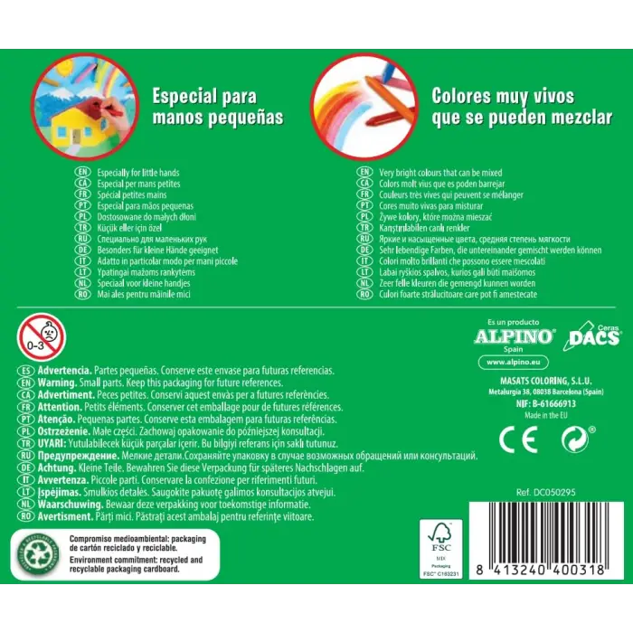 Alp-DA-125 12li Dacstrıx Mum Boya